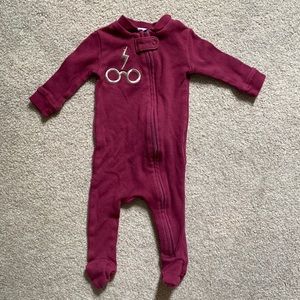 Pottery Barn Kids Harry Potter One Piece Pajama, Size 0-3mos